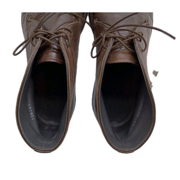 To Boot New York Adam Derrick Mens 7.5 M 'Cory' Brown Leather Chukka Boots Italy - Picture 6 of 11